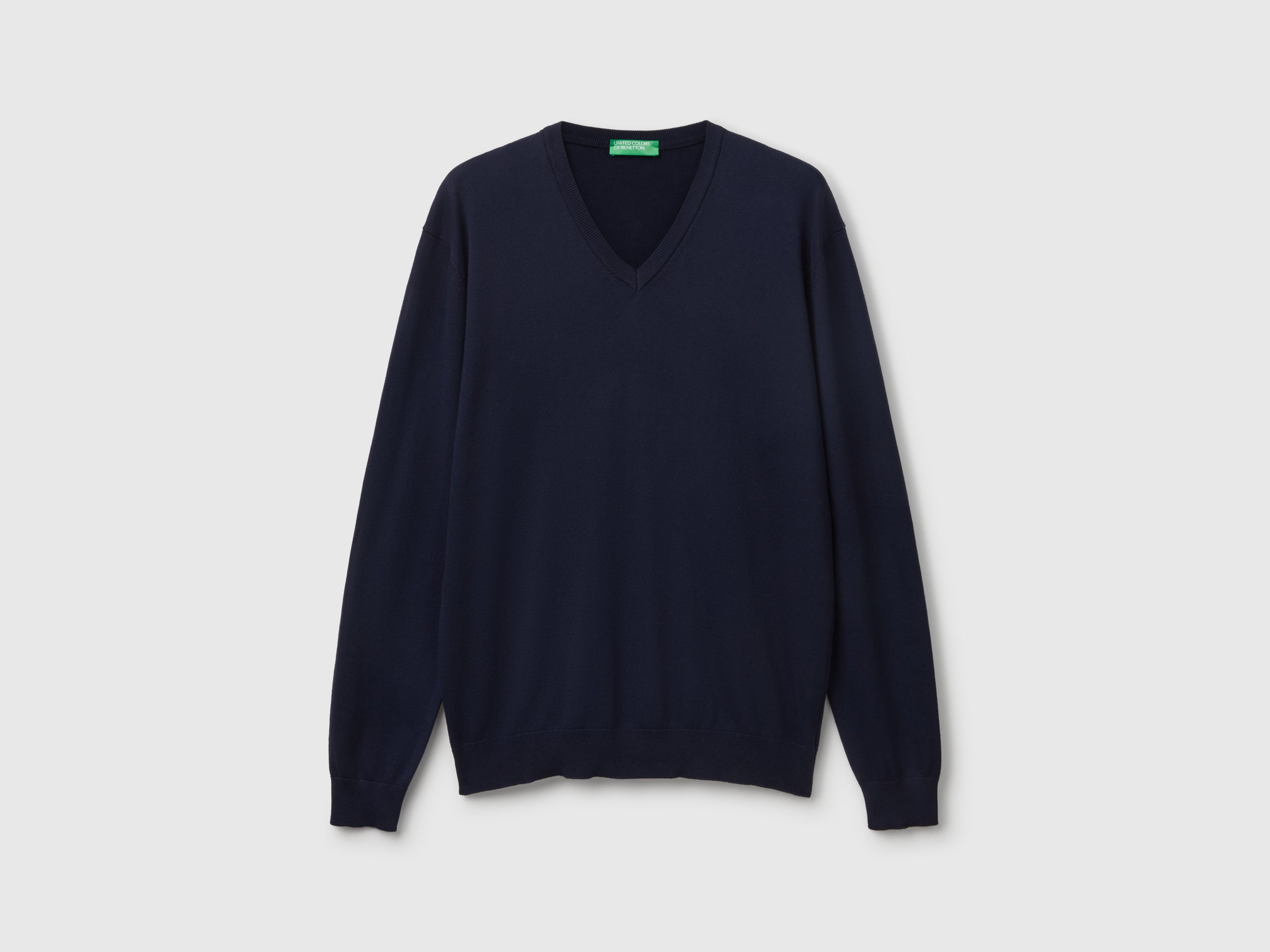 Camisola em algodão puro com decote em V - ucb_image_FS