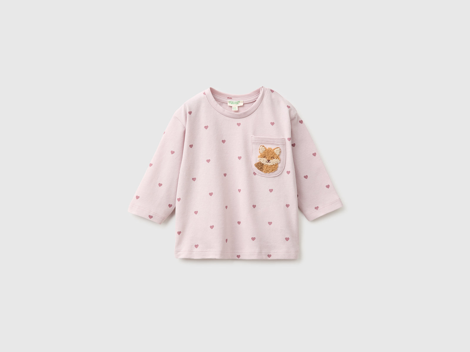 T-shirt com estampa padrão em algodão orgânico - ucb_image_FS