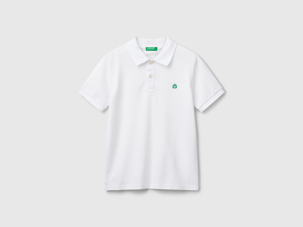 Slim fit polo in pure cotton - ucb_image_FS