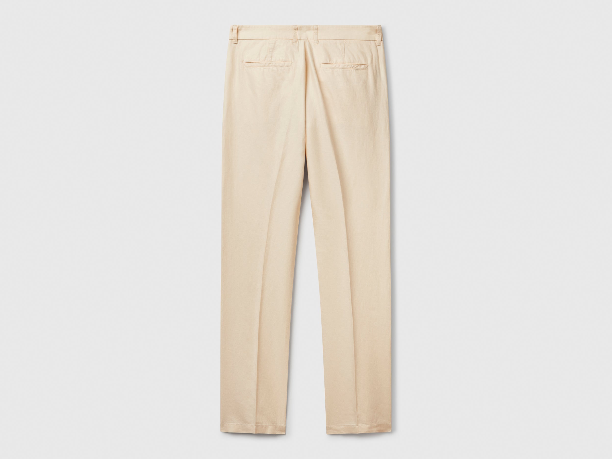 Chinos slim fit em mistura de linho - ucb_image_BS