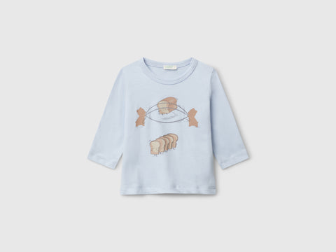 T-shirt de gola redonda em algodão - ucb_image_FS