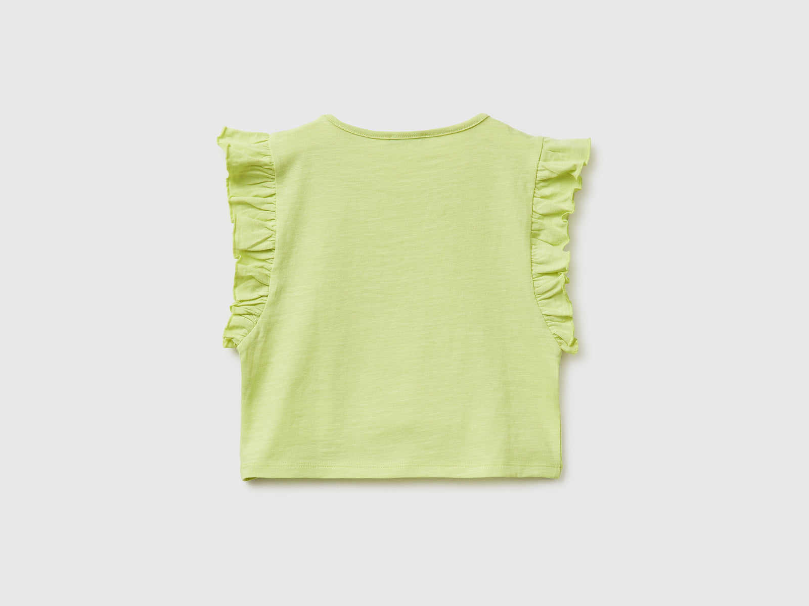 Cropped T-shirt with print and embroidery - ucb_image_BS
