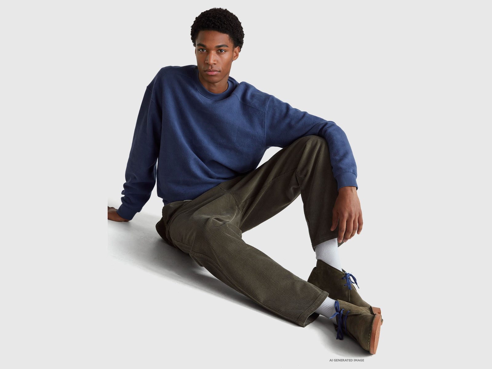 Sweatshirt in pure cotton