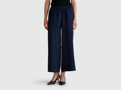 Calças largas em linho puro - ucb_image_F
