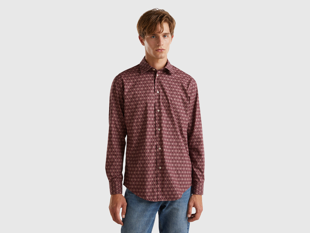 Camisa regular fit estampa padrão - ucb_image_F