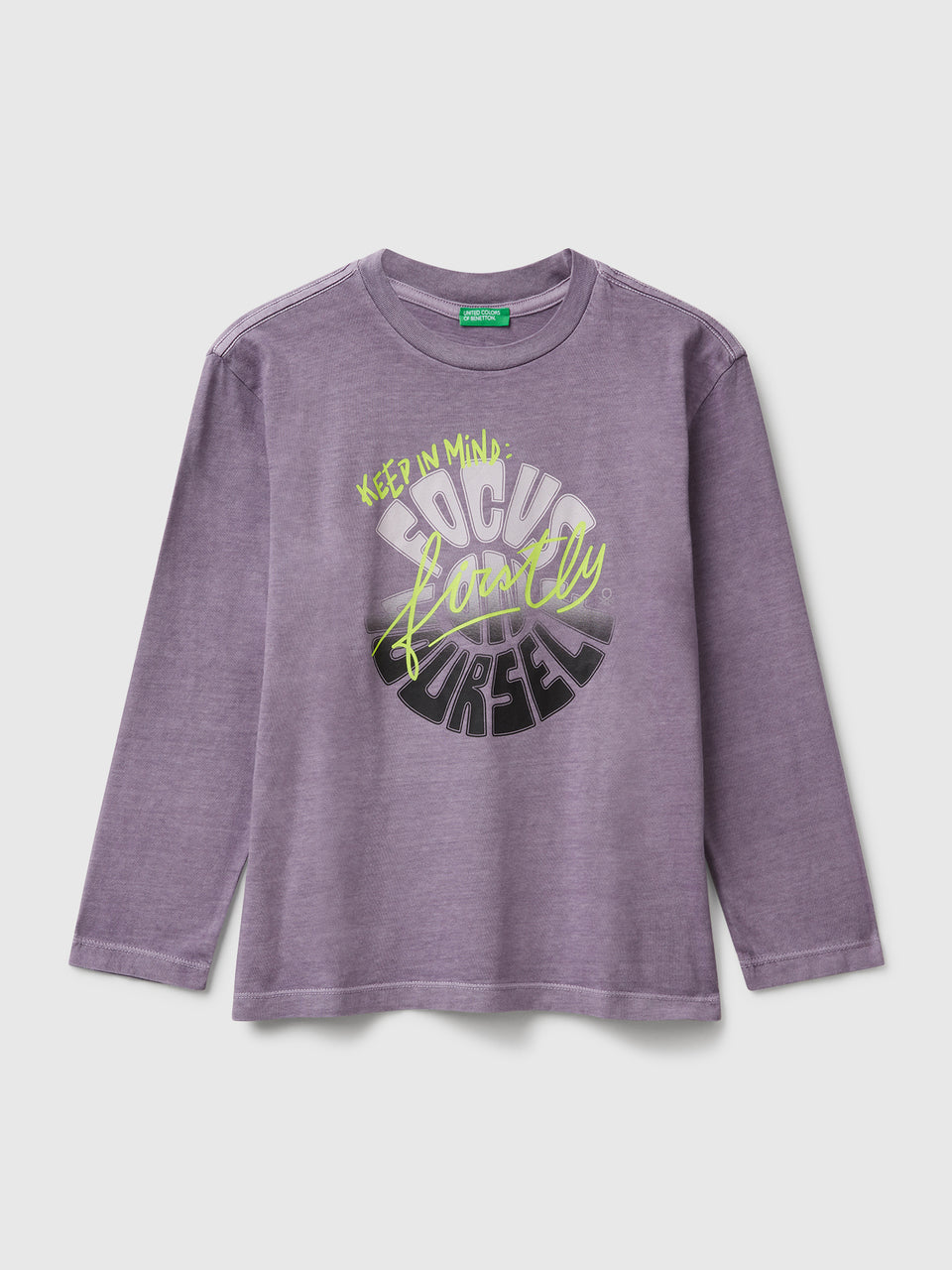T-shirt com estampa slogan - ucb_image_FS