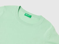 Sage green sweater with short sleeves - ucb_image_DS1