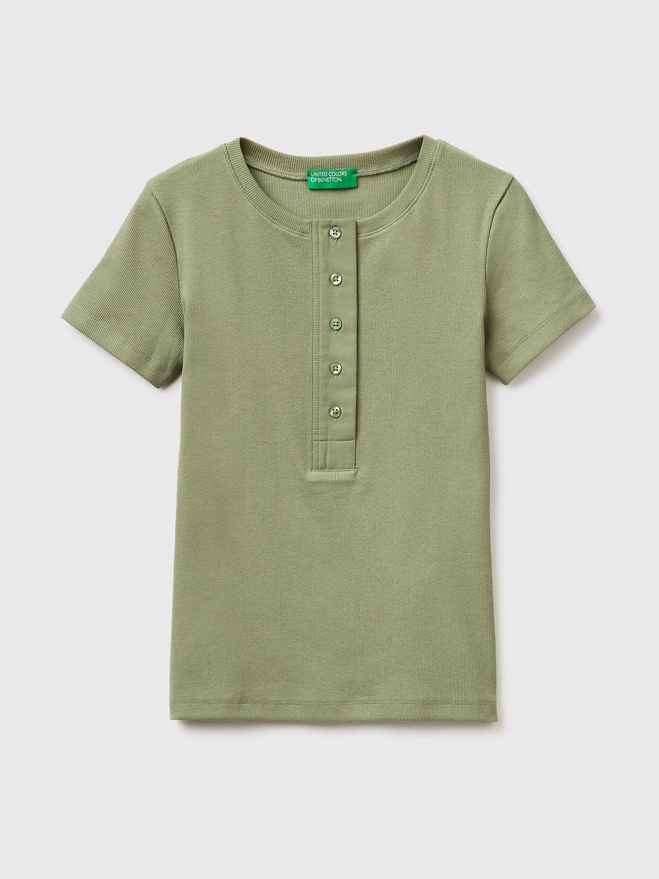 T-shirt carcela de botões canelada - ucb_image_FS