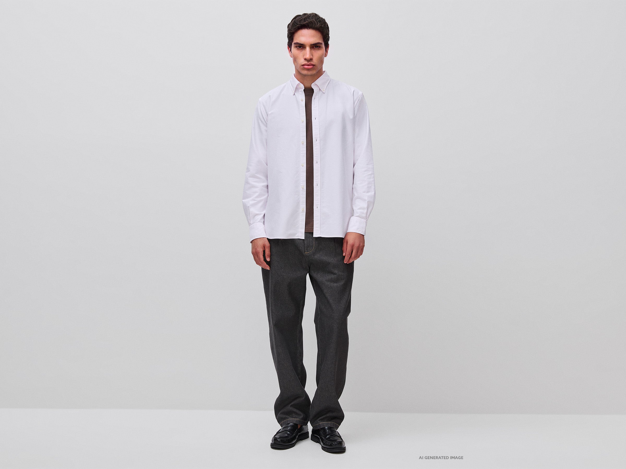Camisa às riscas button down - ucb_image_FY