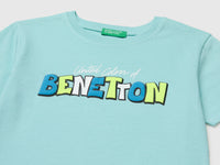 Organic cotton T-shirt with logo print - ucb_image_DS1