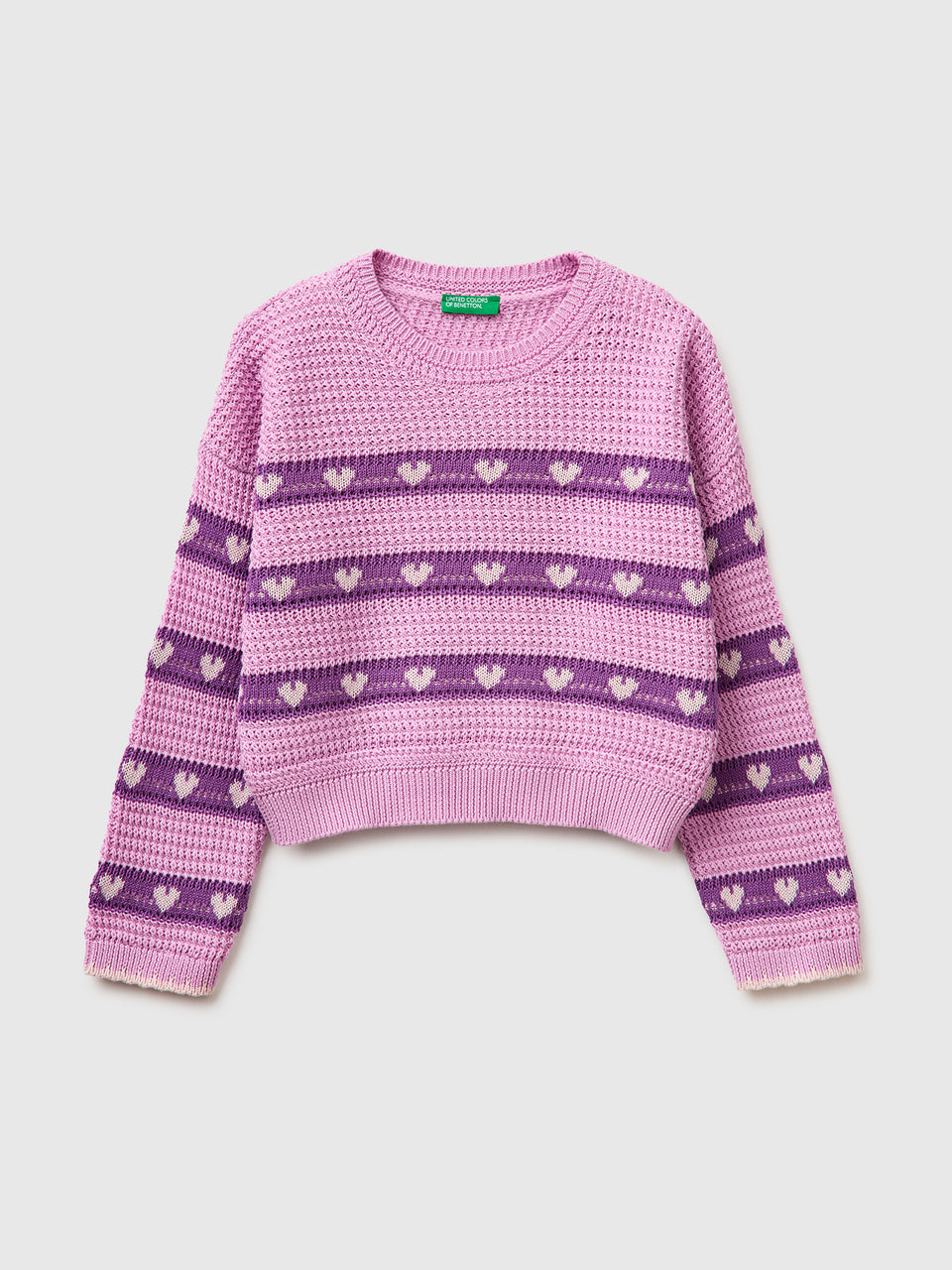 Sweater with stripes and hearts - ucb_image_FS