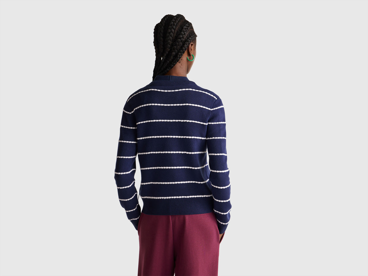 Camisola jacquard em mistura de viscose - ucb_image_B