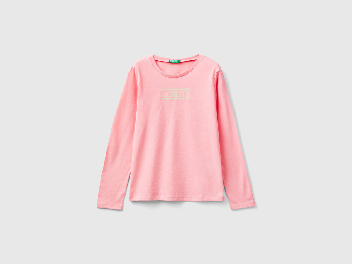 T-shirt com estampa lettering - ucb_image_FS