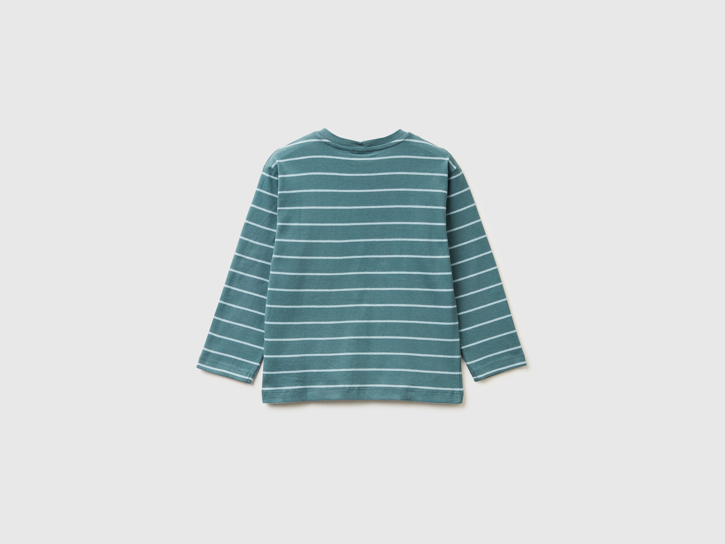 T-shirt às riscas com estampa - ucb_image_BS
