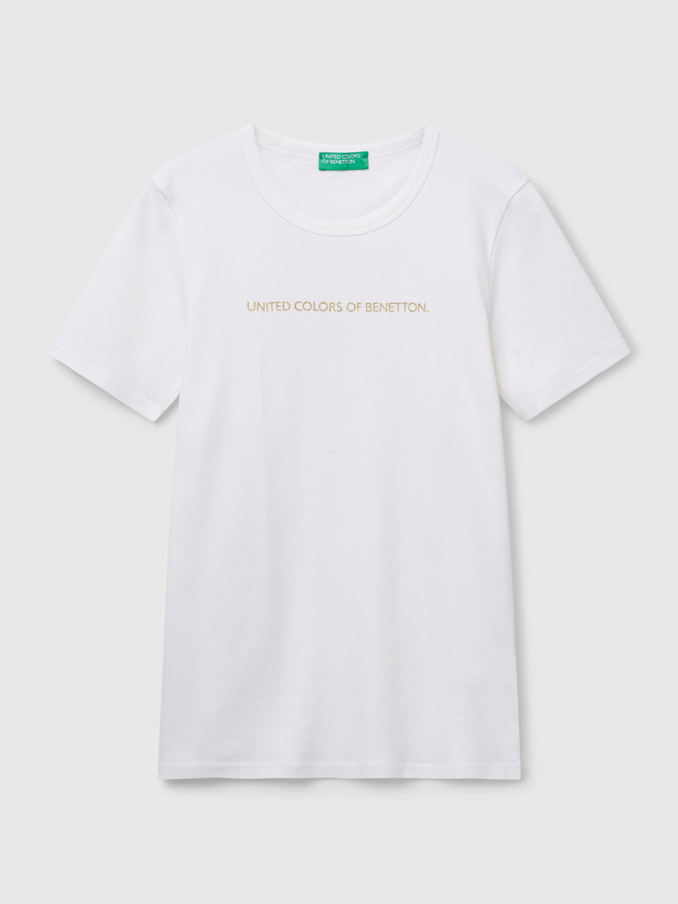 T-shirt 100% algodão com estampa logótipo glitter - ucb_image_FS