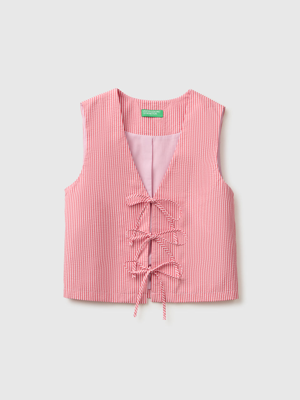 Sleeveless blouse with laces - ucb_image_FS