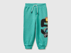 Oversized Jogginghose mit Print