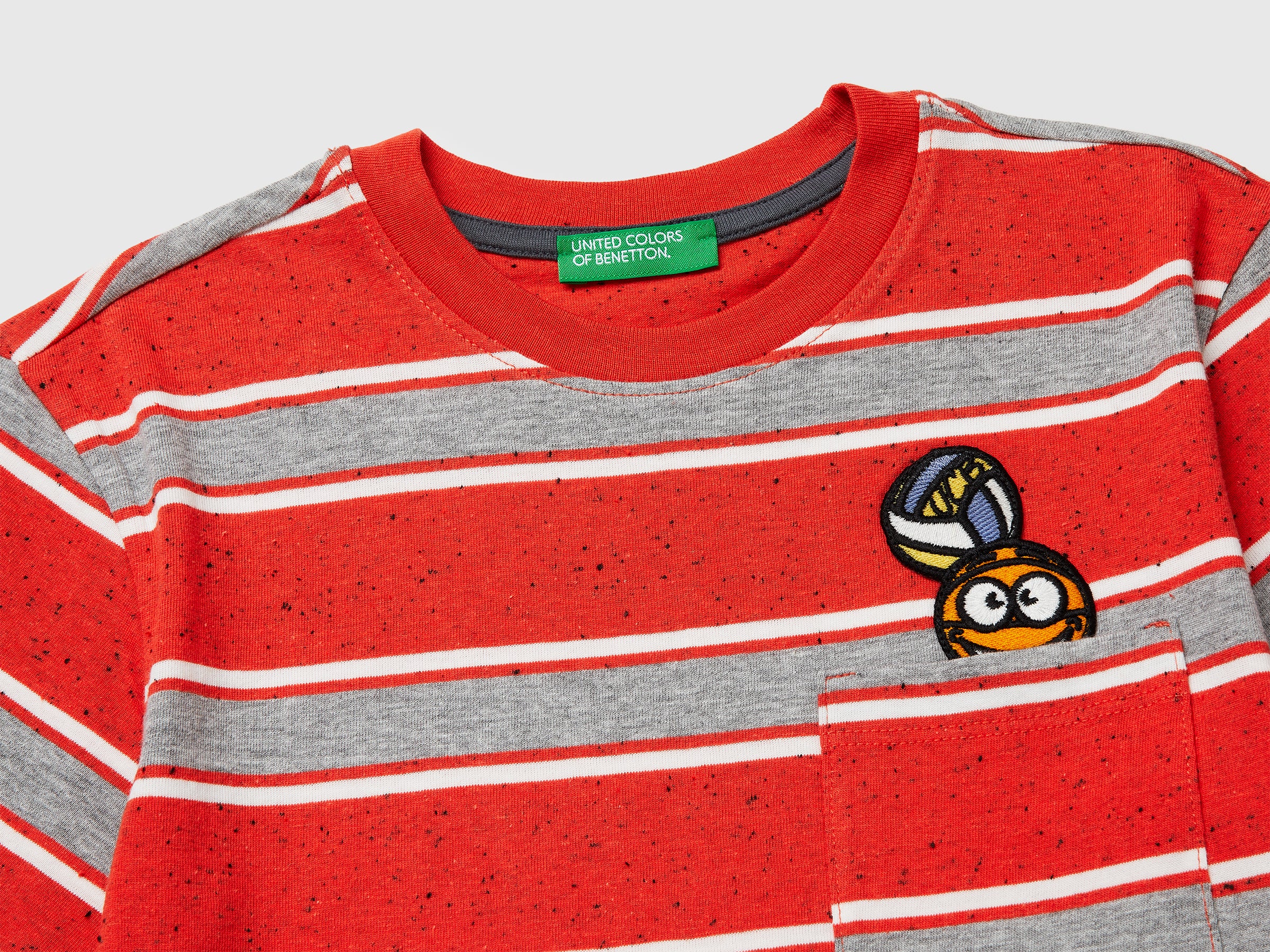 Striped T-shirt with patch - ucb_image_DS1