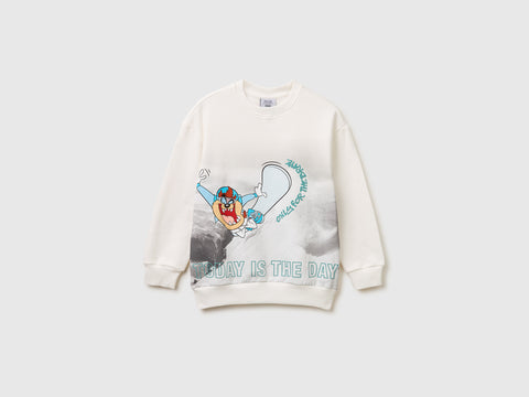 Looney Tunes x Olympic Collection cream sweatshirt - ucb_image_FS