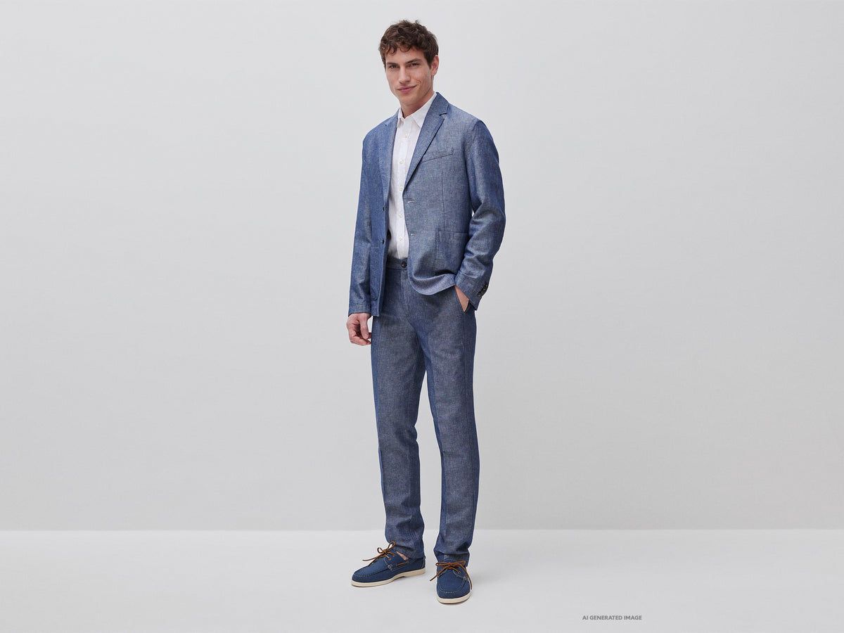 Chinos regular fit em mistura de linho - ucb_image_FY