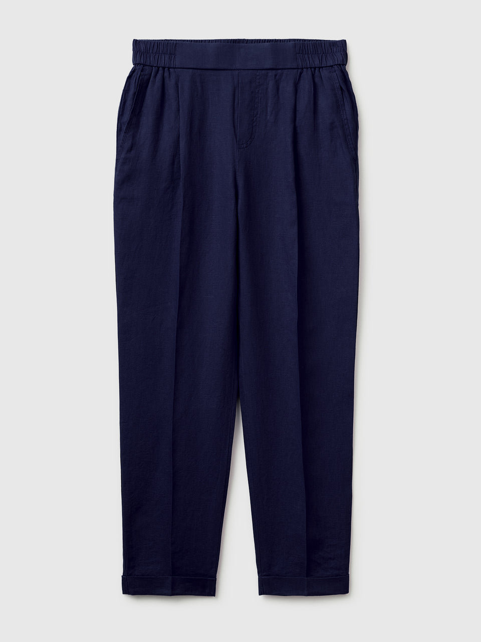 100% linen cigarette trousers - ucb_image_FS