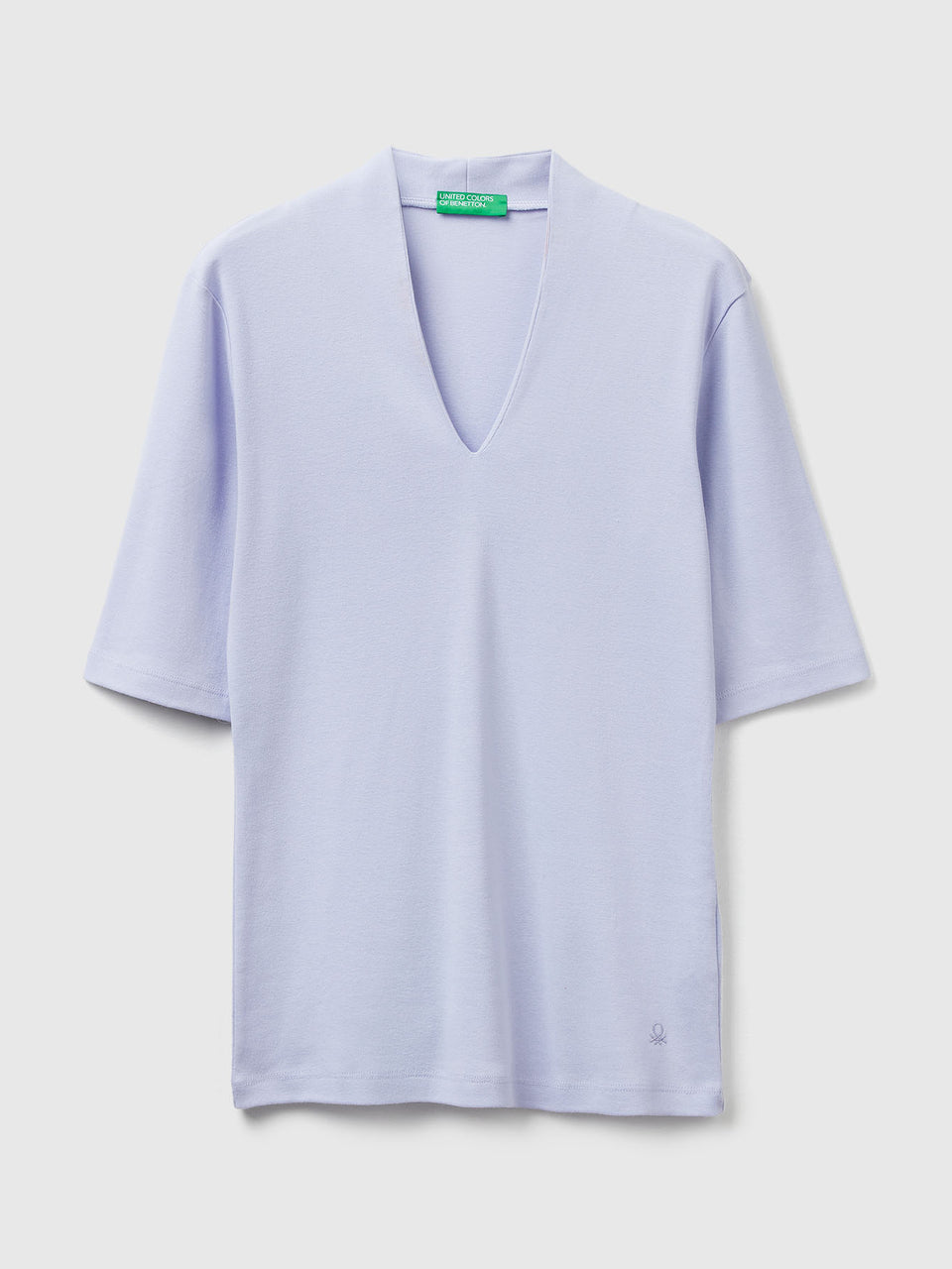 T-shirt slim fit em algodão de fibra longa - ucb_image_FS