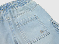Denim Bermuda shorts with pockets - ucb_image_DS1