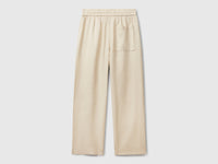 Trousers in pure linen with elastic - ucb_image_BS