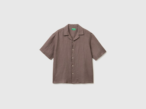 100% linen short-sleeved shirt - ucb_image_FS