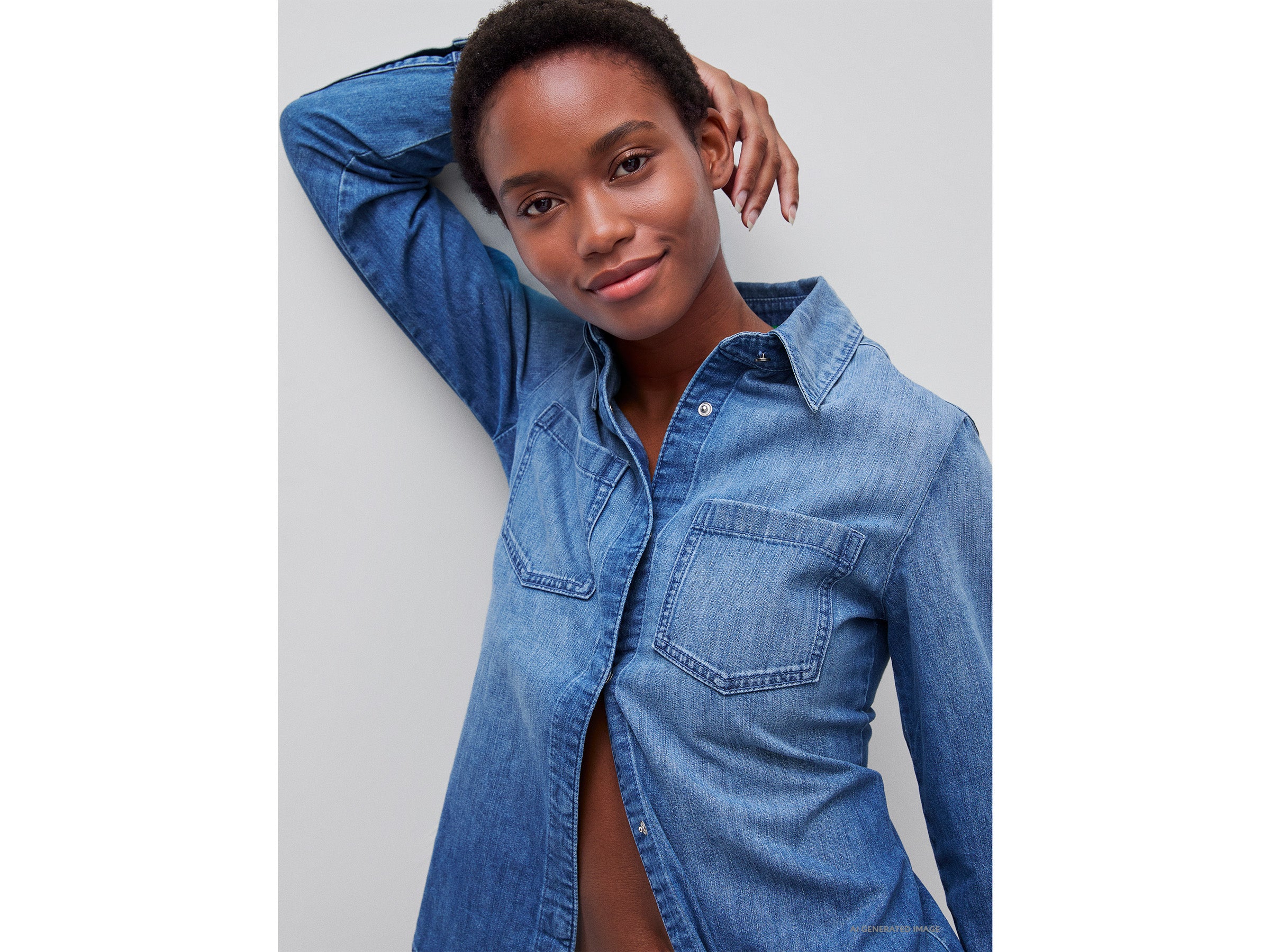 Camisa de jeans slim fit - ucb_image_FY