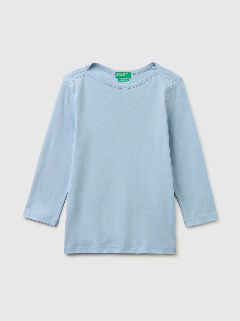 Slim fit t-shirt with boat neck - ucb_image_FS