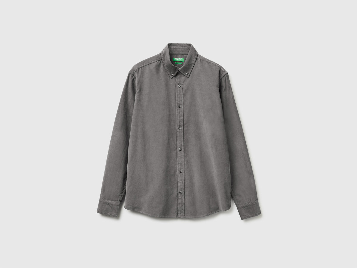 Camisa button down em veludo - ucb_image_FS