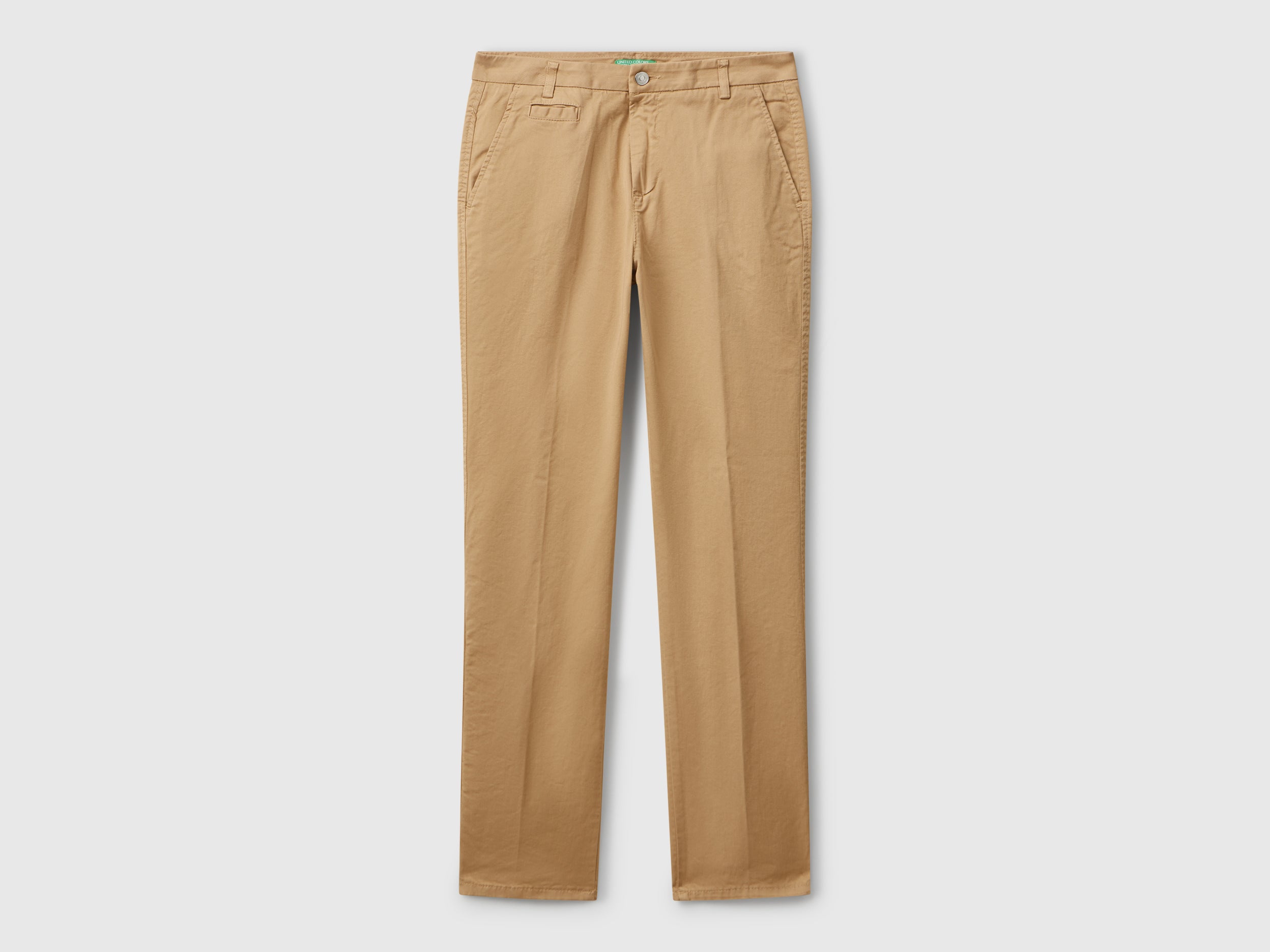 Chinos slim fit em algodão camel - ucb_image_FS