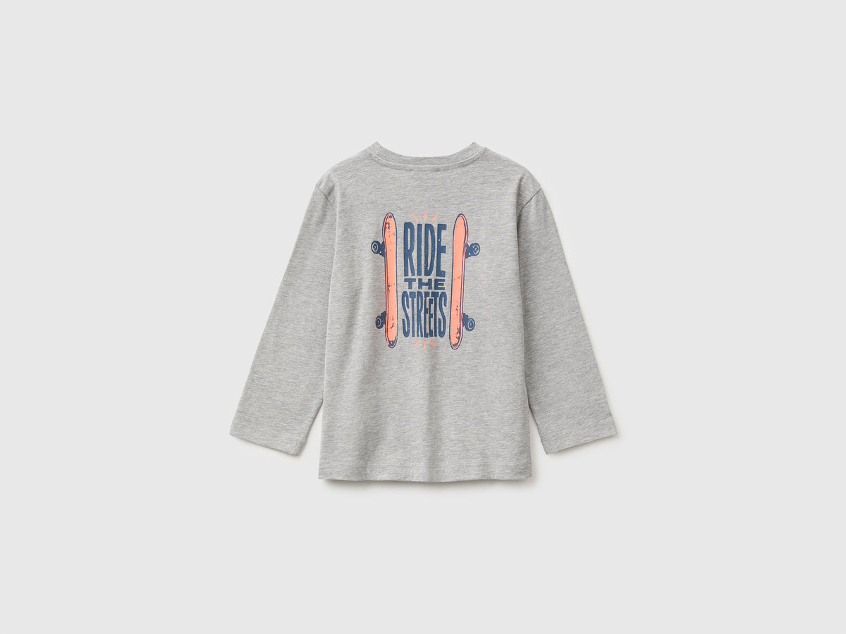 T-shirt com estampa em algodão misto orgânico - ucb_image_BS
