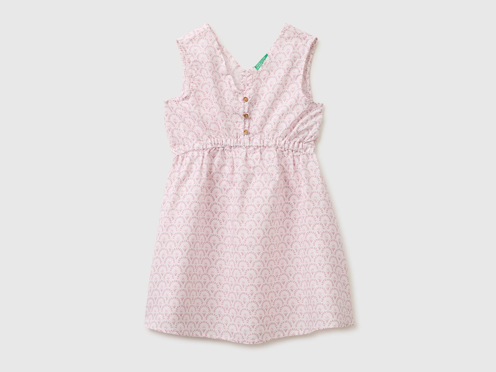 Vestido às flores em mistura de linho - ucb_image_FS