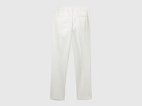 Chinos slim fit em algodão branco nata - ucb_image_BS