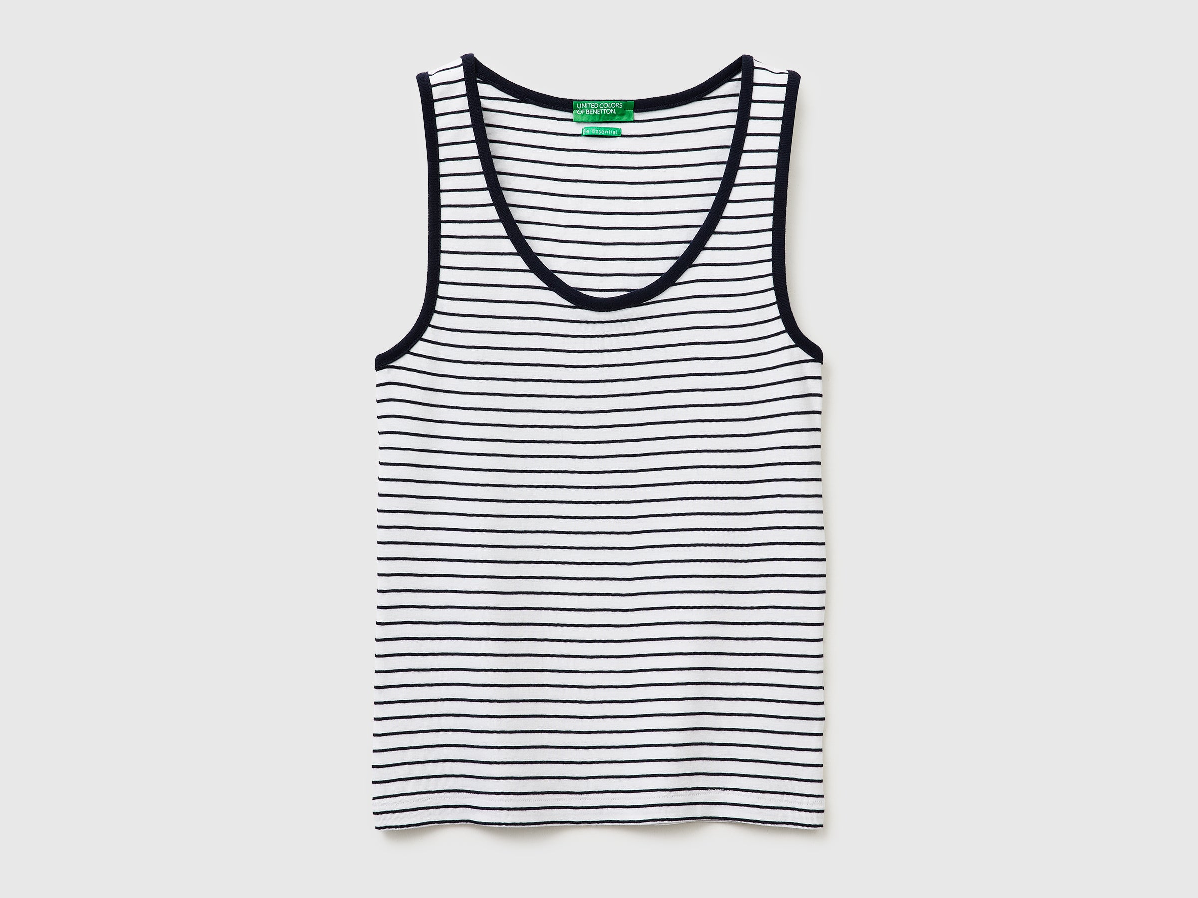 Striped tank top in pure cotton - ucb_image_FS