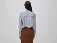Blusa aos quadrados vichy com laço - ucb_image_B