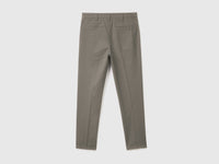 Chinos slim fit em algodão cinzento - ucb_image_BS