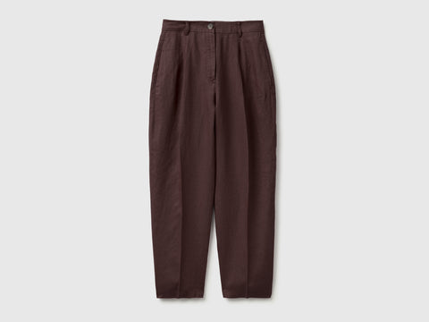 100% linen straight trousers - ucb_image_FS