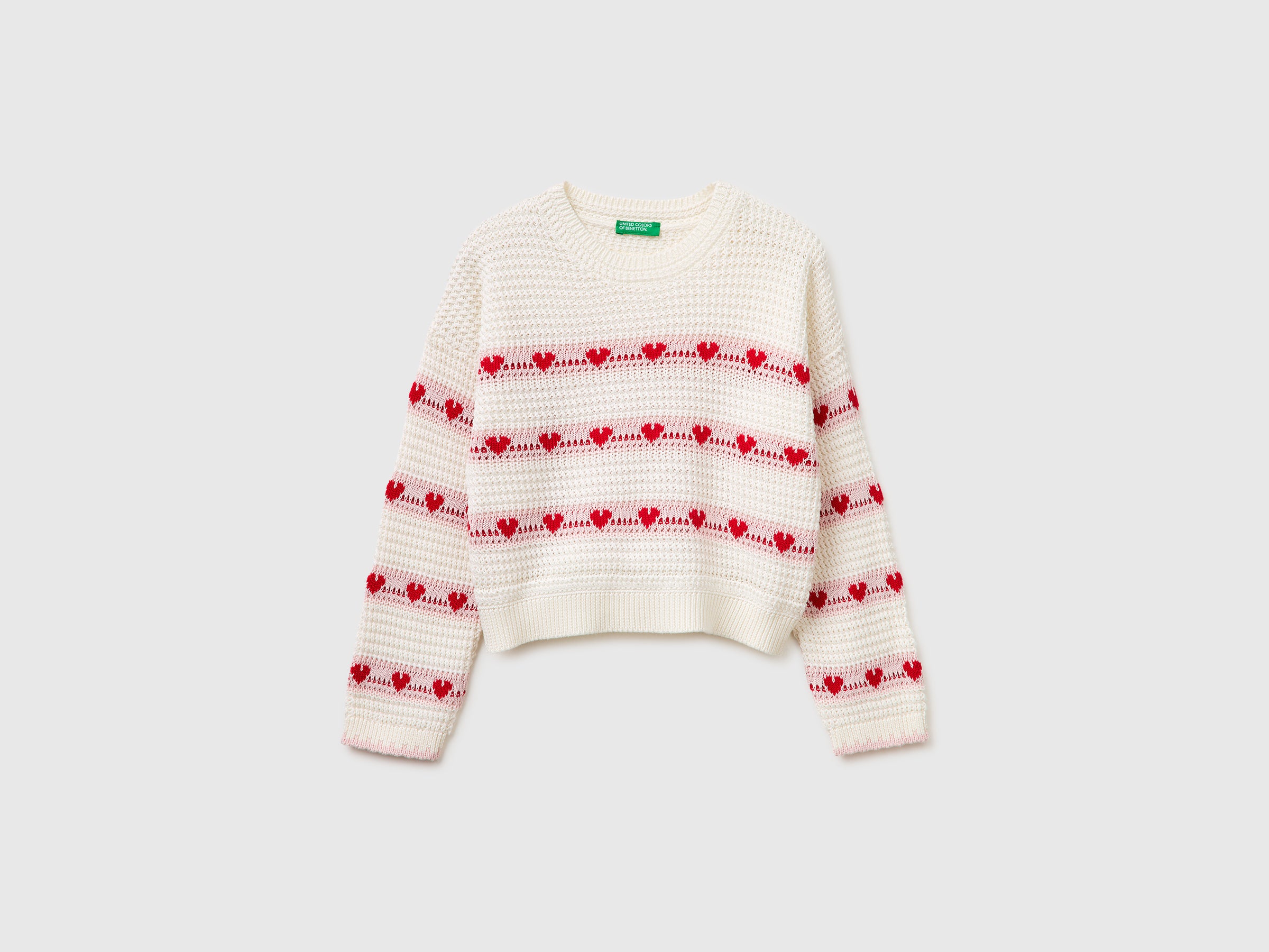 Sweater with stripes and hearts - ucb_image_FS