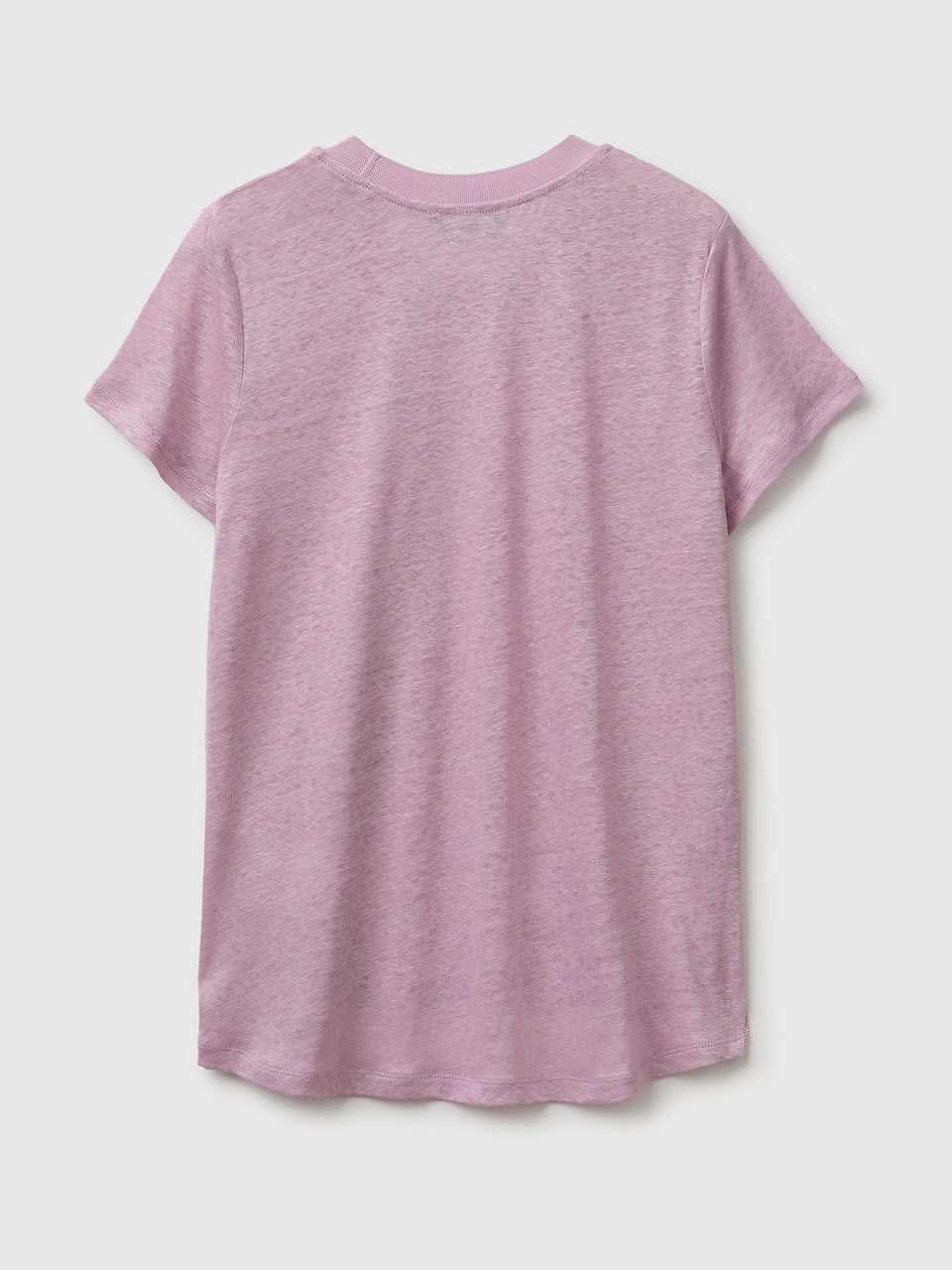Crew neck T-shirt in pure linen - ucb_image_BS
