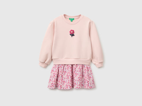 Vestido com saia às flores  - ucb_image_FS