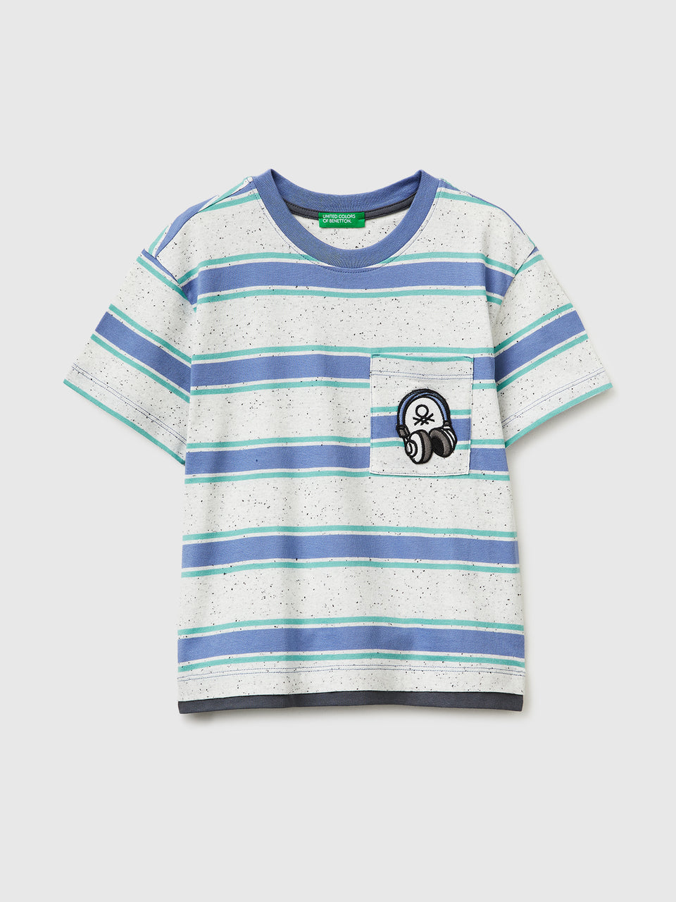 Striped T-shirt with patch - ucb_image_FS