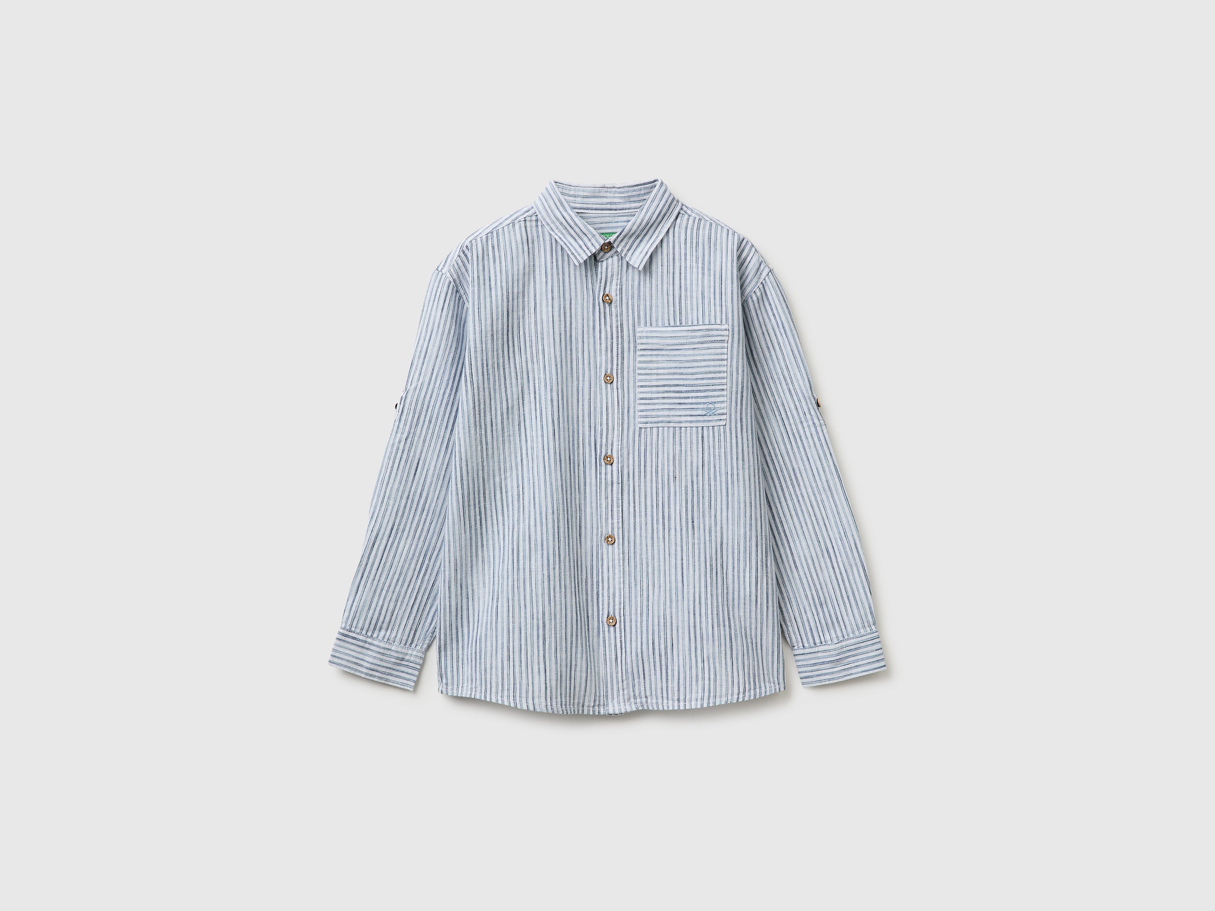 Striped linen blend shirt - ucb_image_FS