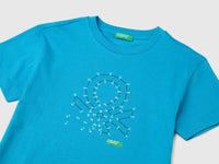 Organic cotton T-shirt with logo print - ucb_image_DS1