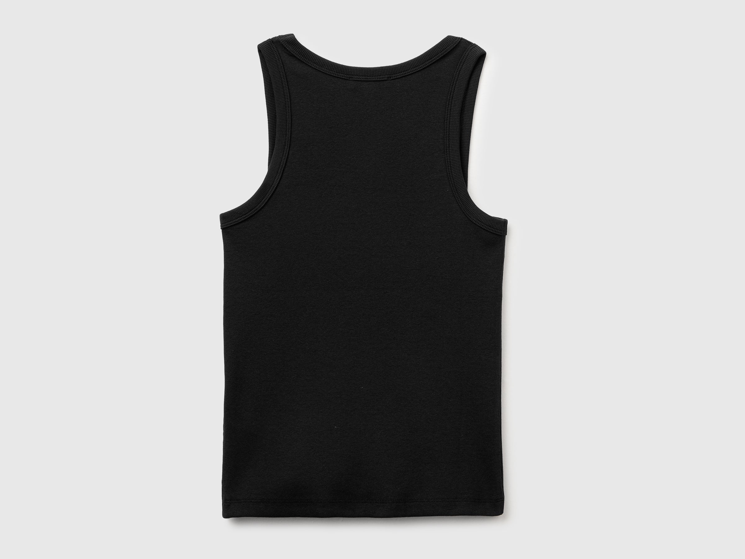 Wide-neck ribbed tank top - ucb_image_BS