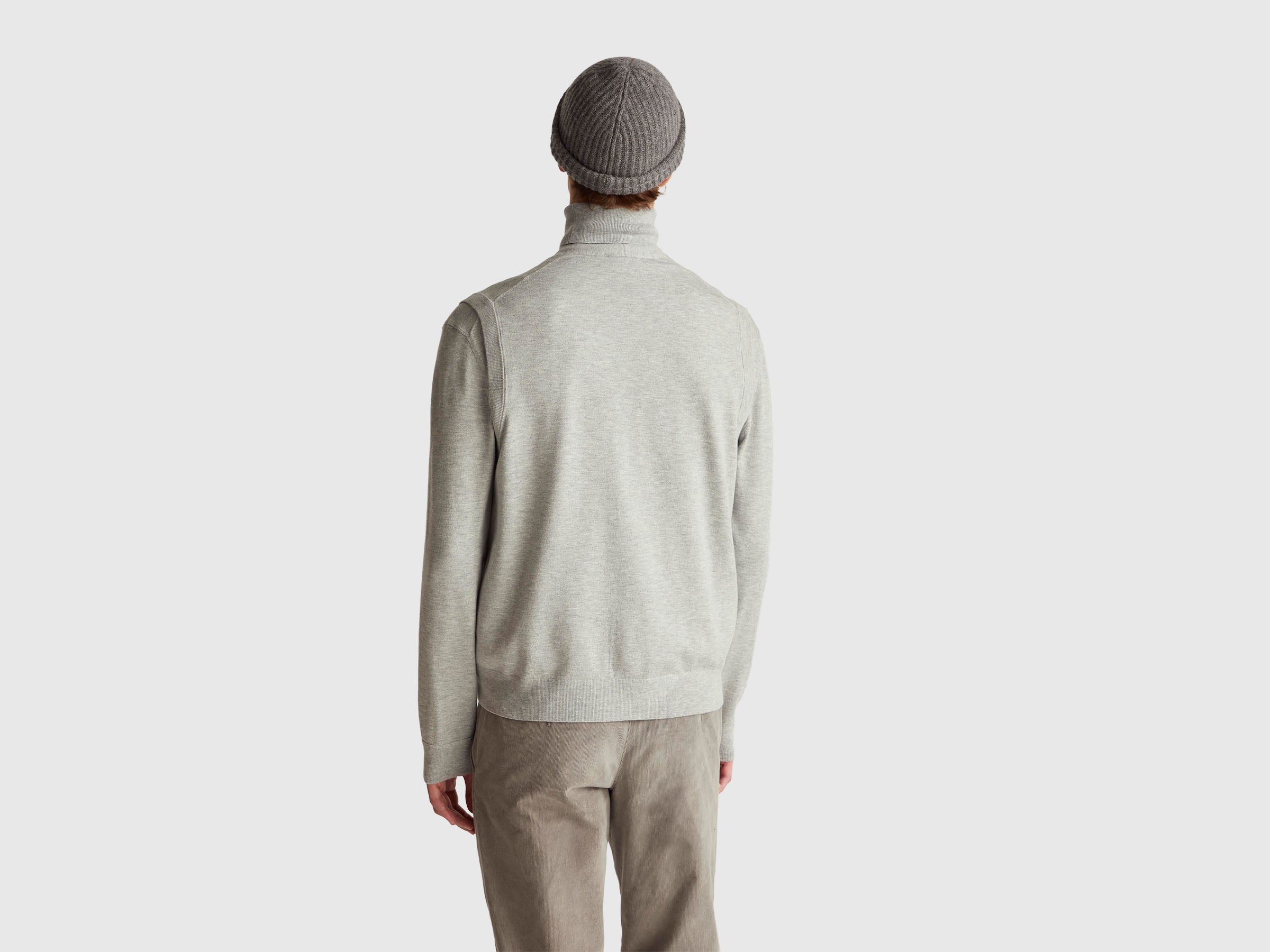 Colete de malha em mistura de viscose - ucb_image_B
