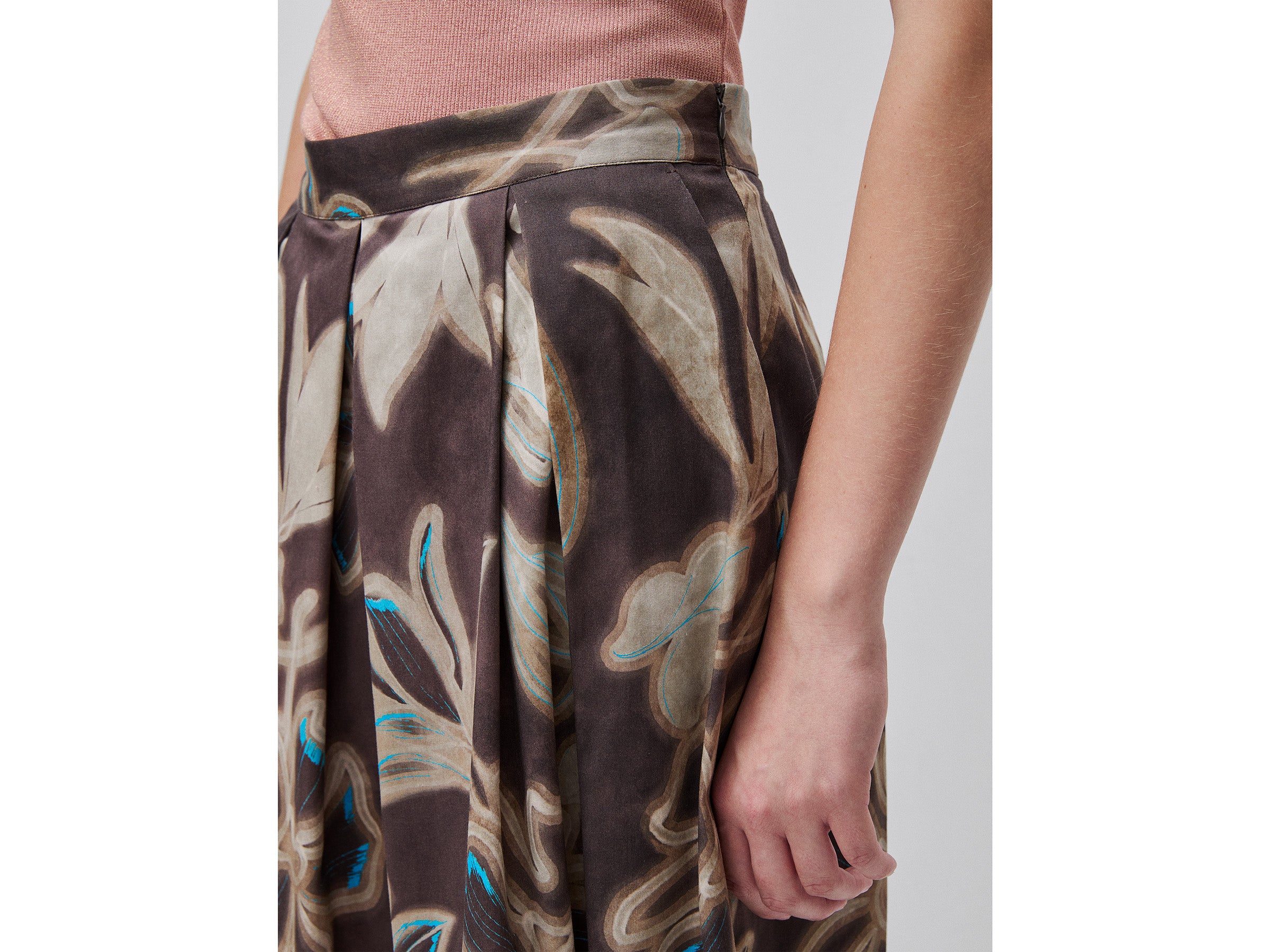 Saia comprida com estampado floral - ucb_image_FY