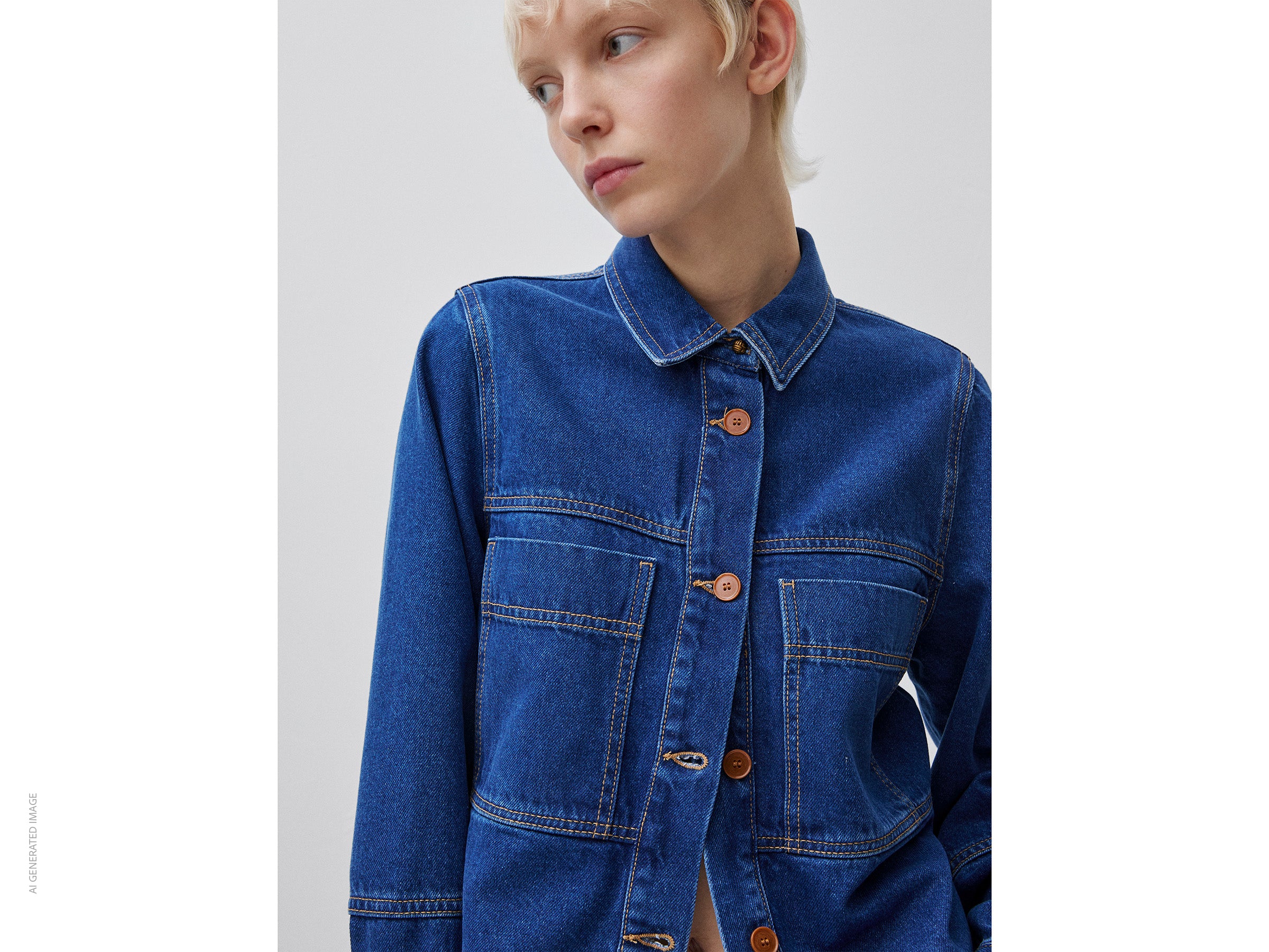 Casaco camiseiro em denim - ucb_image_FY